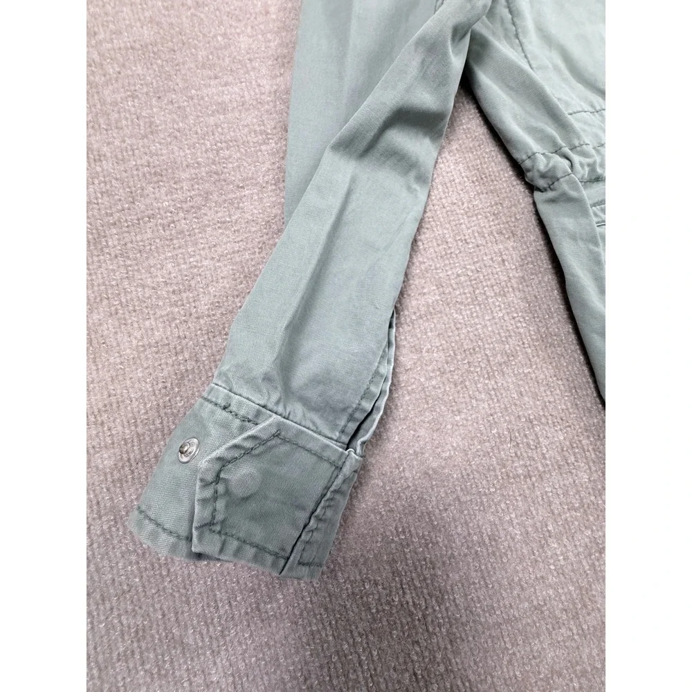Madewell Fleet Jacket Sage Green Cotton Utility Field Coat C3394 Womens Small